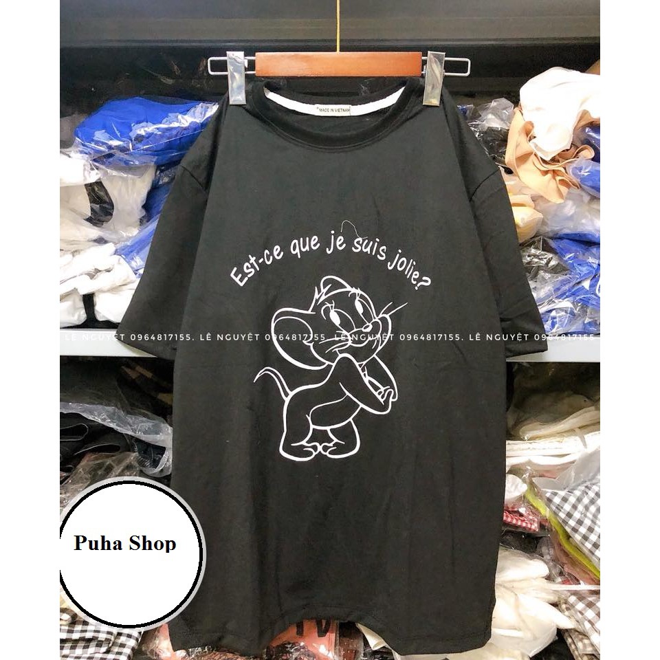 Áo thun tay lỡ form rộng_ Form dưới 65kg | BigBuy360 - bigbuy360.vn