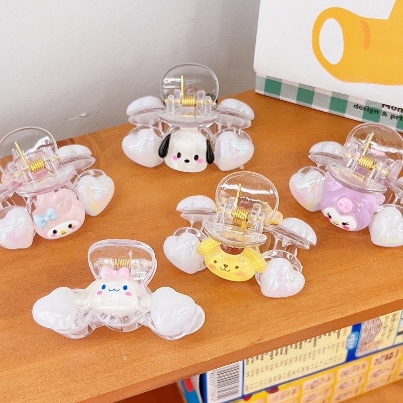 Kẹp Tóc / Kẹp Tóc Mini Họa Tiết Hoạt Hình Phong Cách Hàn Quốc Thời Trang Cho Bé Gái