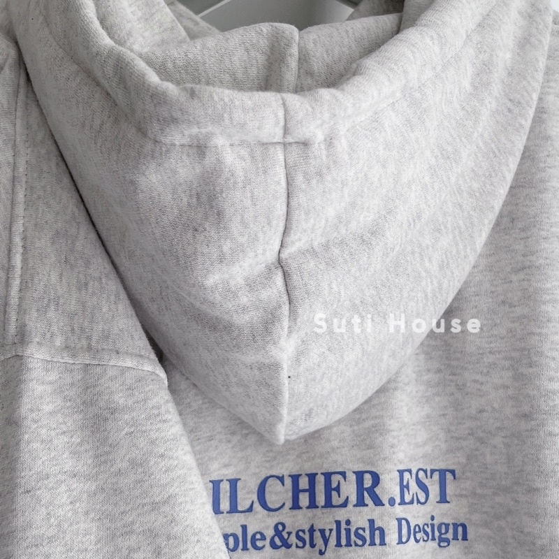 Áo Hoodie GOODVIBES Màu Xám Trắng Muối tiêu Form Rộng Unisex - Suti House