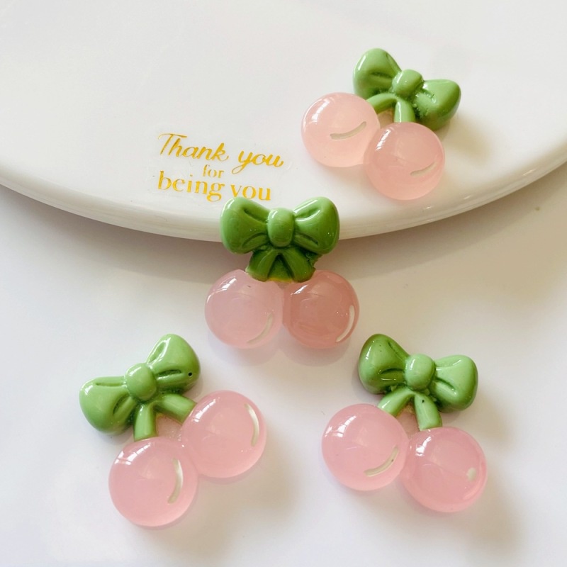 Set 10 Dây Buộc Tóc / Điện Thoại Hình Trái Cây Dễ Thương