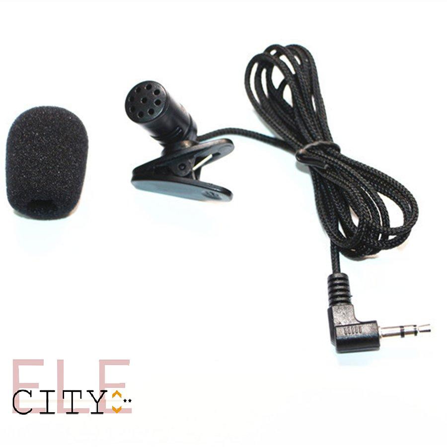 111ele} Collar Microphones Phone Microphone 3.5 mm Jack Hands-free Mini Wired MIC