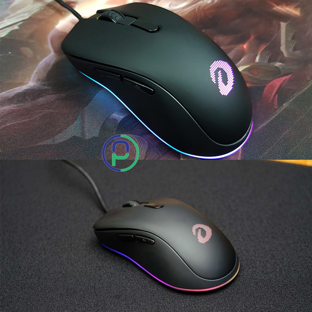 Chuột gaming dareu em908 led rgb bravo sensor tặng bàn di chuột bảo hành 24 tháng