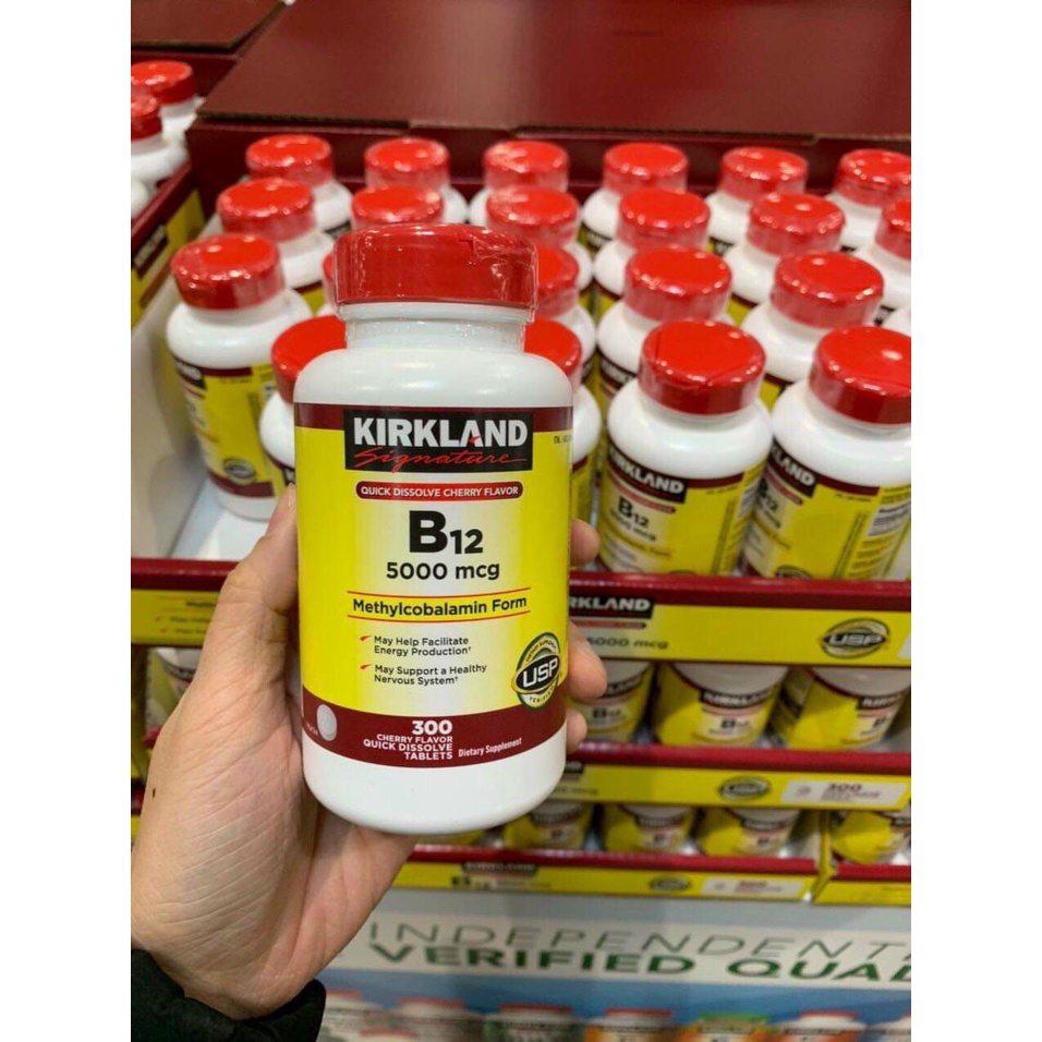 Viên uống bổ sung Vitamin B12 KIRKLAND 5000mcg