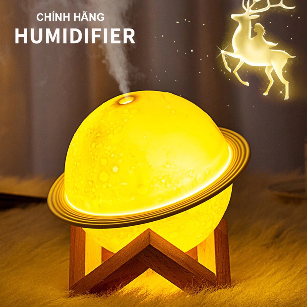 Máy xông tinh dầu địa cầu tạo ẩm ⚡️𝐁𝐇 6 𝐓𝐇𝐀́𝐍𝐆⚡️ Máy phun sương kết hợp làm đèn ngủ hình địa cầu