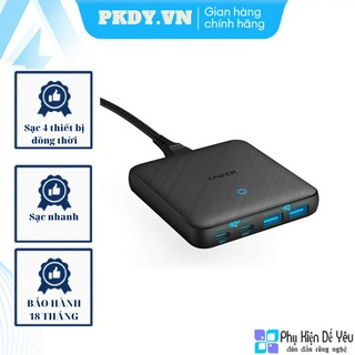 Sạc Anker PowerPort Atom III Slim 63W - A2046 [Chính hãng phân phối, bảo hành 18 tháng]
