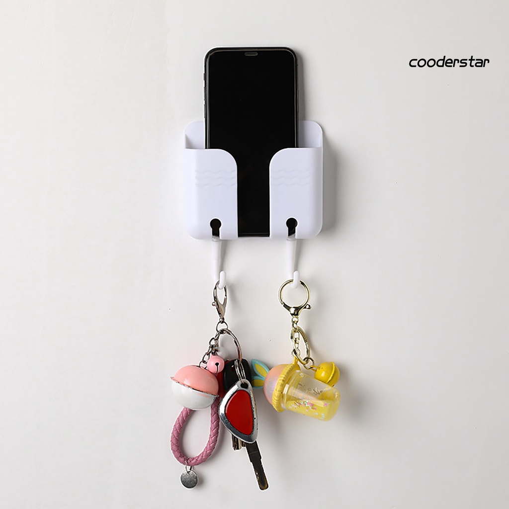 Giá đỡ sạc điện thoại gắn tường không cần khoan lỗ đa năng tiện lợi