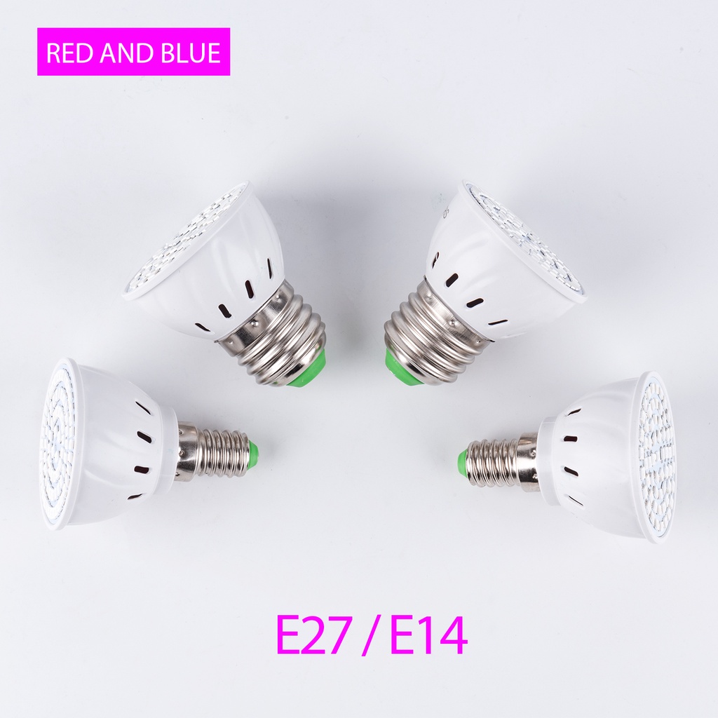 Bóng Đèn LED Trồng Cây E27 220V E14 MR16 GU10 48 60 80led