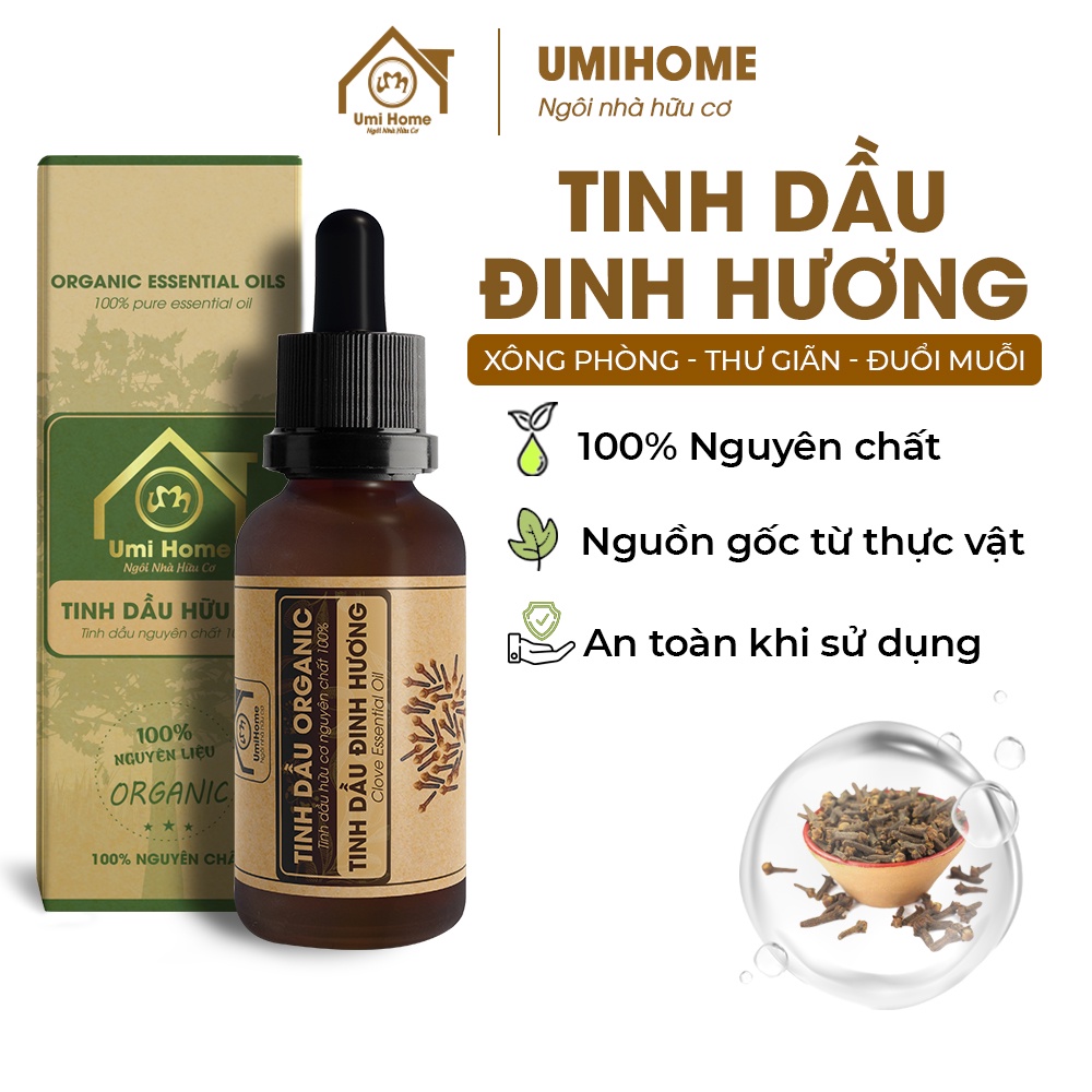 Tinh dầu Đinh Hương UMIHOME nguyên chất 10ml