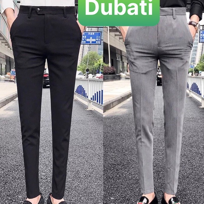 QUẦN TÂY ÂU ỐNG CÔN 3 MÀU VIP XÁM, ĐEN, TRẮNG XÁM PHONG CÁCH HÀN QUỐC CAO CẤP- DUBATI FASHION