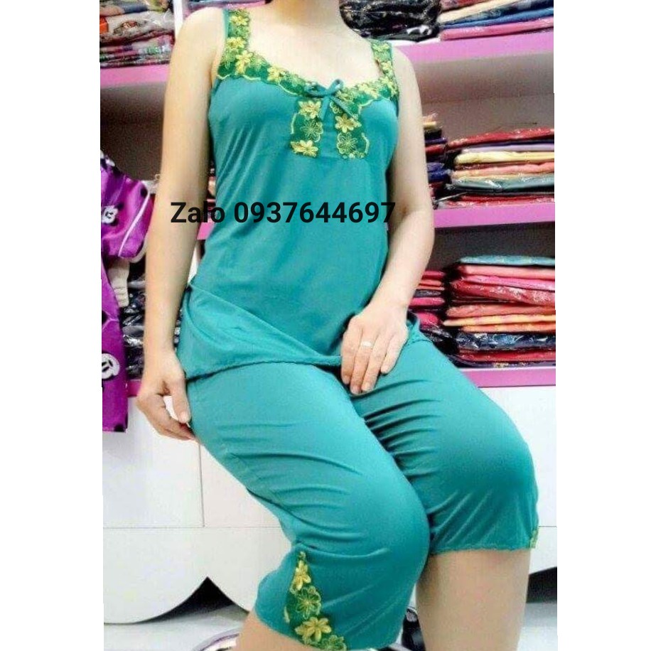 đồ bộ lửng thun lạnh Size 4 tu 57-60kg | BigBuy360 - bigbuy360.vn