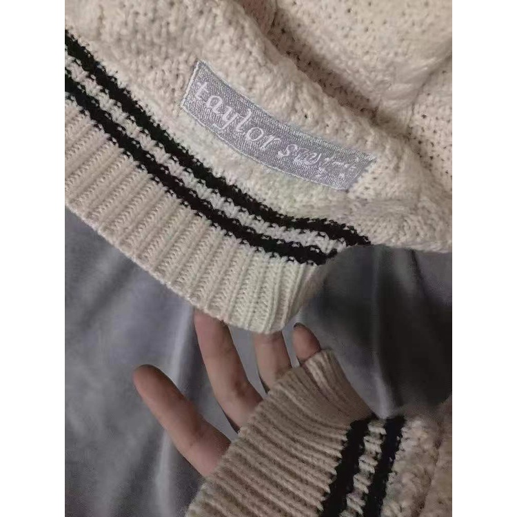 Áo Khoác cardigan Dệt Kim Phong Cách Dân Tộc taylor swift