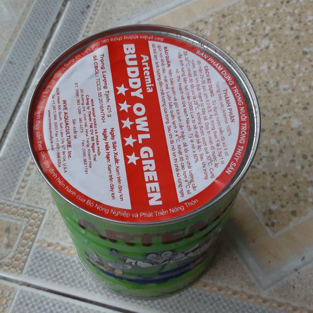 Trứng Artemia Mỹ Buddy Owl Green  - Hàng Chính Hãng Phù Hợp Nuôi Sinh Khối Hoặc Làm Thức Ăn