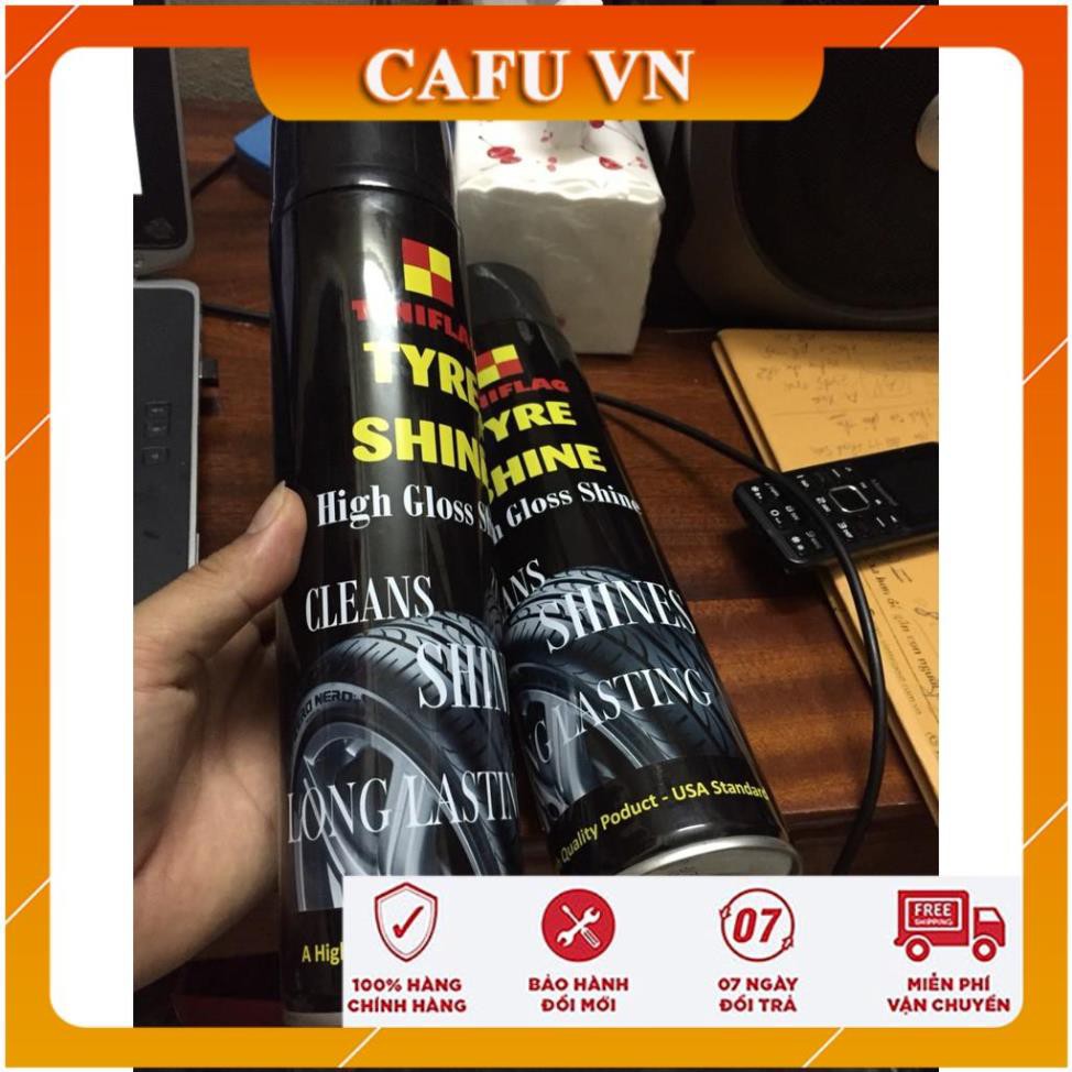 Bình xịt bóng lốp bình xịt Tyre Spray - Hot Shine - CAFU VN