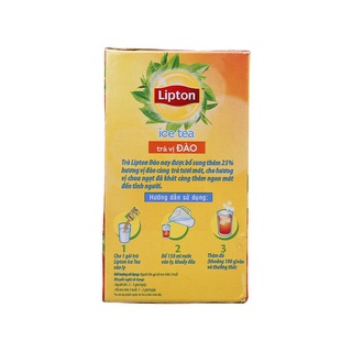 Trà Lipton Ice Tea vị đào hộp 224g ( 16 gói x 14g )