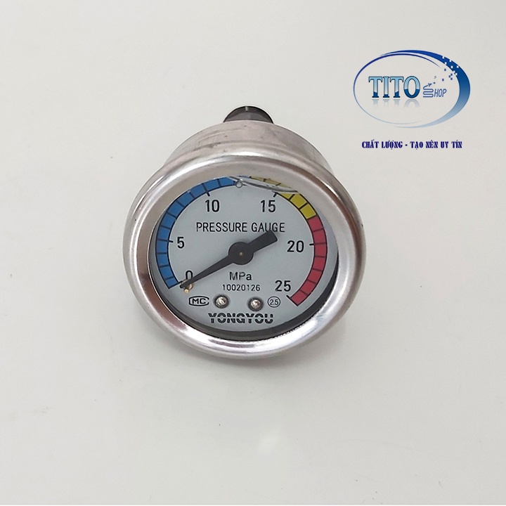 Đồng hồ đo áp lực nước máy xịt rửa cao áp - Phụ kiện máy rửa xe