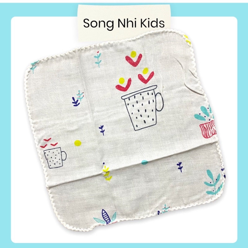 SET 10 KHĂN XÔ SỮA 2 LỚP XUẤT NHẬT CHO BÉ TRAI & BÉ GÁI