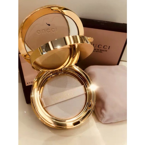 Phấn Phủ Gucci Dạng Nén Kiềm Dầu Siêu Tốt - Phấn Gucci Poudre De Beaute Mat Naturel