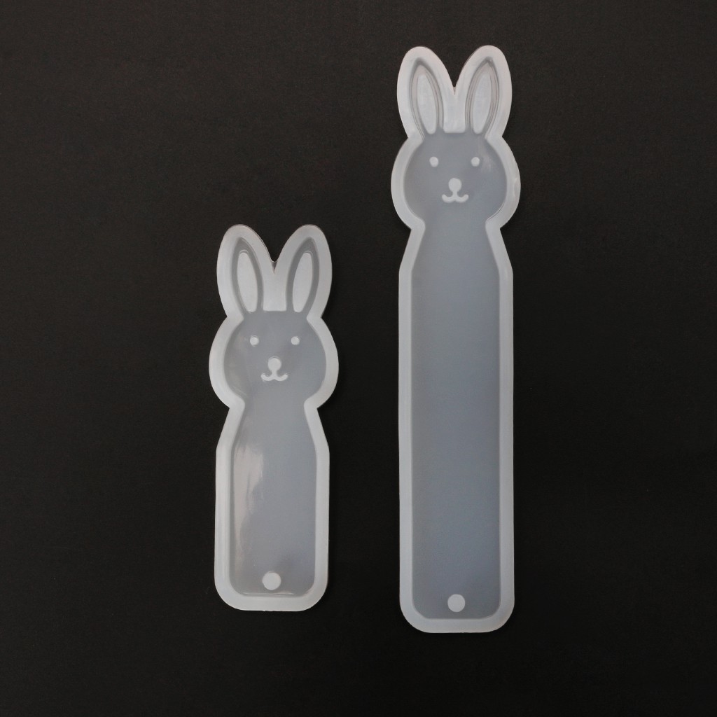 Rabbit Mirror Crafts Silicone Mold DIY Bookmark Jewelry Making
