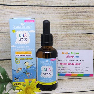DHA Drops cho bé 3 tháng đến 5 tuổi