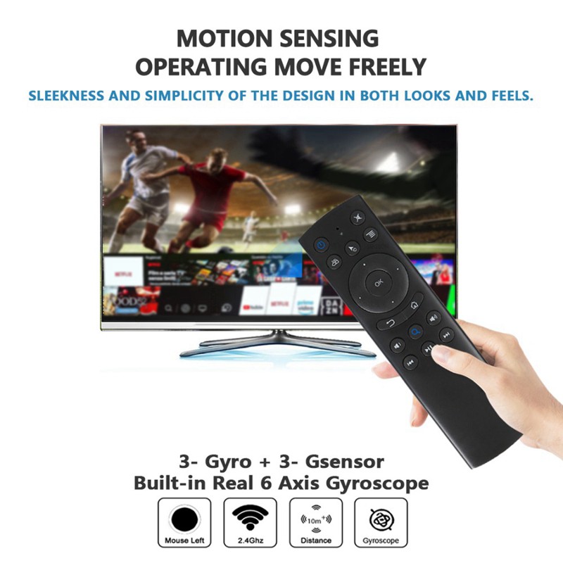 Chuột Bay G20 G20Bts Bluetooth Cho Xiaomi Smart Tv Mibox Fire Stick Fire Tv Shiled Tv