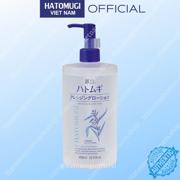 Nước tẩy trang làm sạch sâu Hatomugi nội địa Nhật Bản chính hãng 500ml