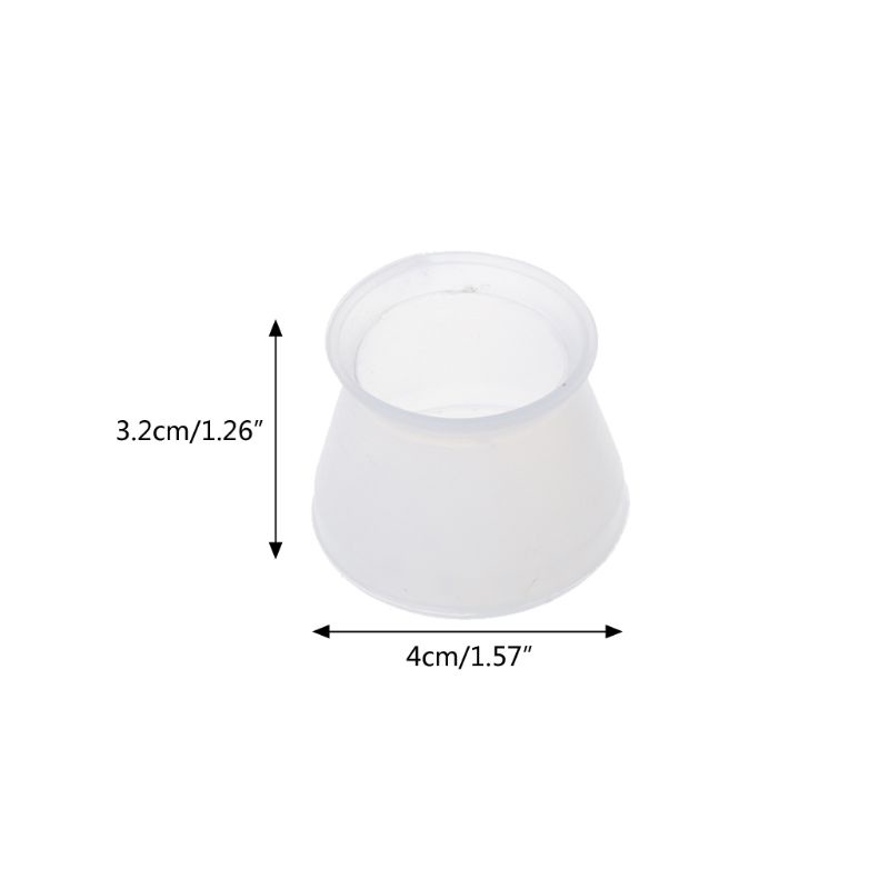 Set 4 miếng silicone bọc chân bàn ghế bảo vệ sàn nhà