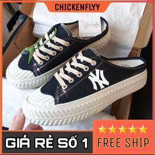 Dép thể thao MLB dẫm gót hàng SF phối màu Ảnh chụp thật Kèm hộp Gà bay CHICKENFLYY