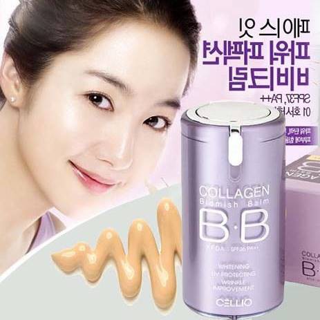 KEM NỀN BB COLLAGEN CELLIO - HÀN QUỐC - KEM NỀN CELLIO COLLAGEN BLEMISH BALM BB SPF 40 PA+++