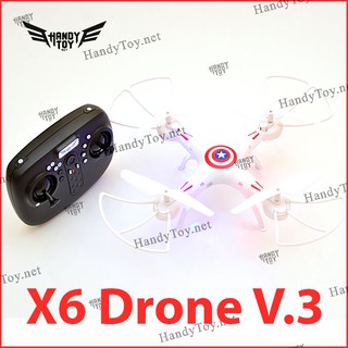 X6 Drone Captain America V.3 - máy bay điều khiển giá rẻ (Không Camera)