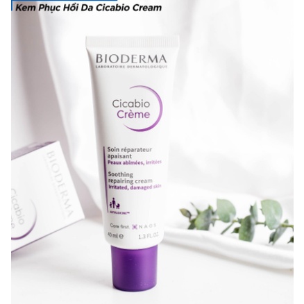 Kem Phục Hồi Da Bioderma Cicabio Cream 40ml Kem Dương Ẩm Tái Tạo Da Bioderma