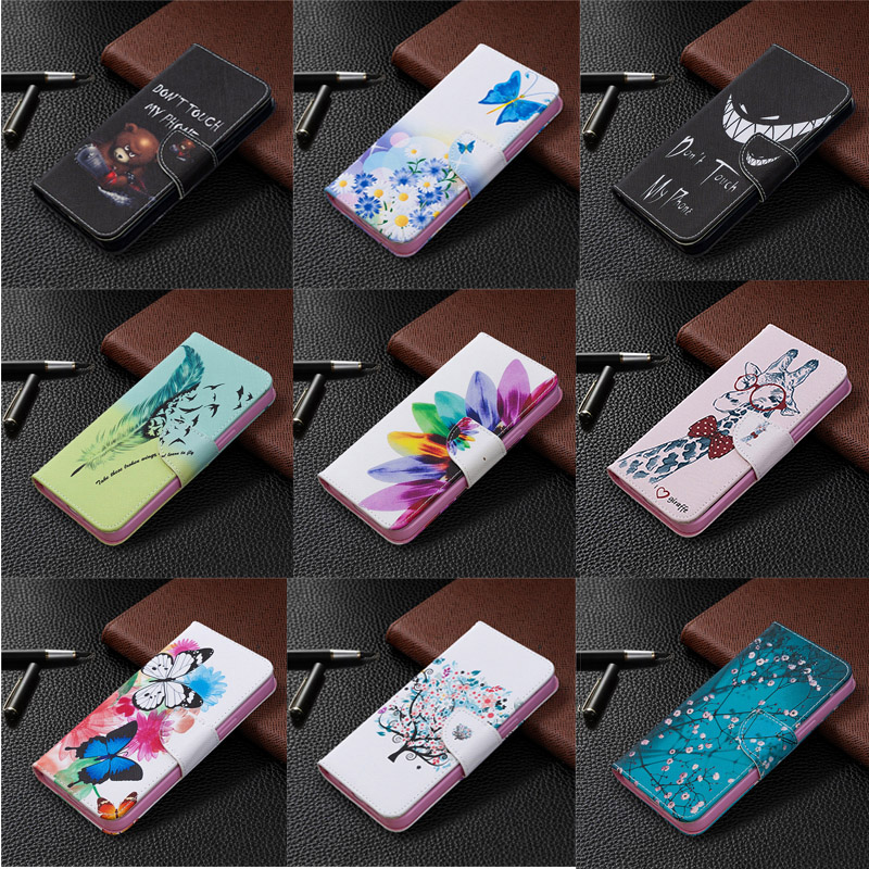 Bao da điện thoại nắp lật từ tính có ngăn thẻ cho Samsung Note 20 Ultra Note 10 Plus Note 9
