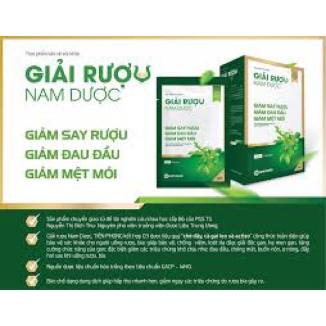 Giải rượu Nam Dược