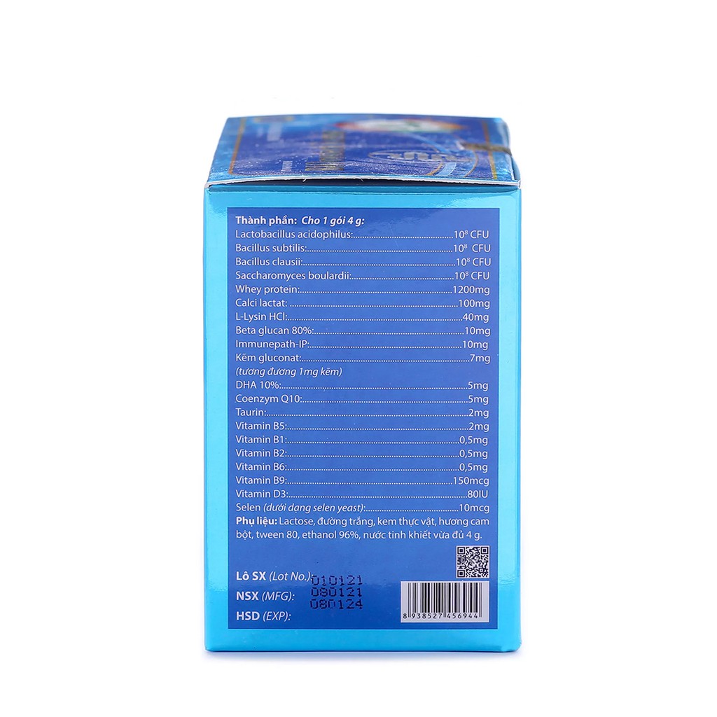 Cốm vi sinh BIO Roxtech Ecemin giúp bé ăn ngon, tiêu hóa tốt, giảm rối loạn tiêu hóa - Hộp 30 gói