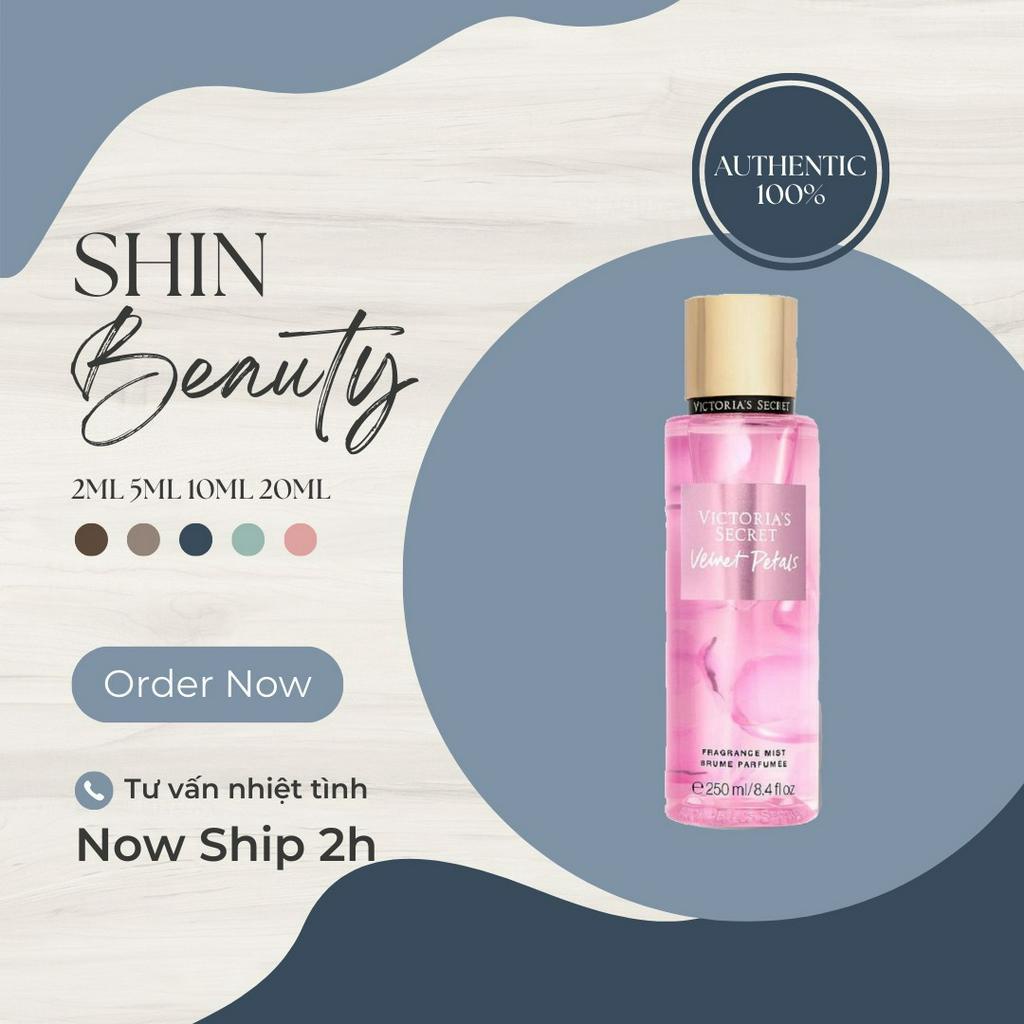 Xịt thơm  Body Mist Victoria’s Secret VELVET PETALS 30ml/50ml/100ml