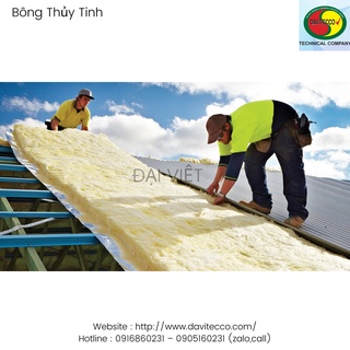Bông thủy tinh (Glasswool) dạng cuộn