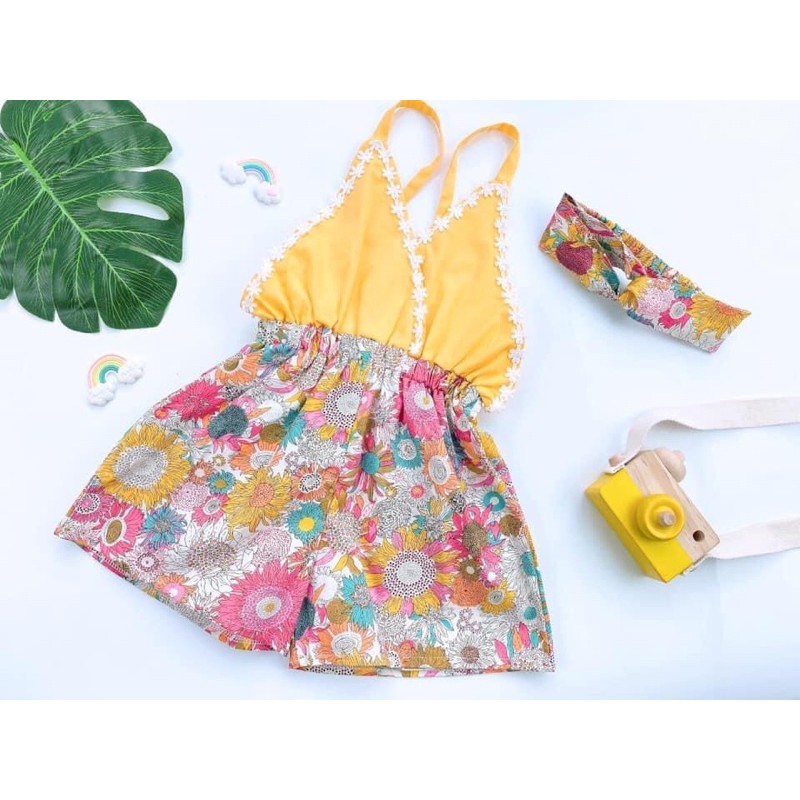 SET JUMP QUẦN HOA CHO BÉ GÁI