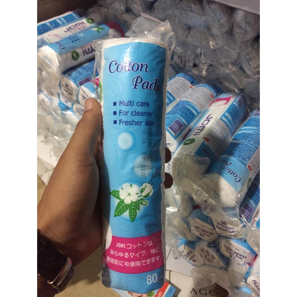 Bông Tẩy Trang Jomi nhật 80 miếng vs 120 miếng