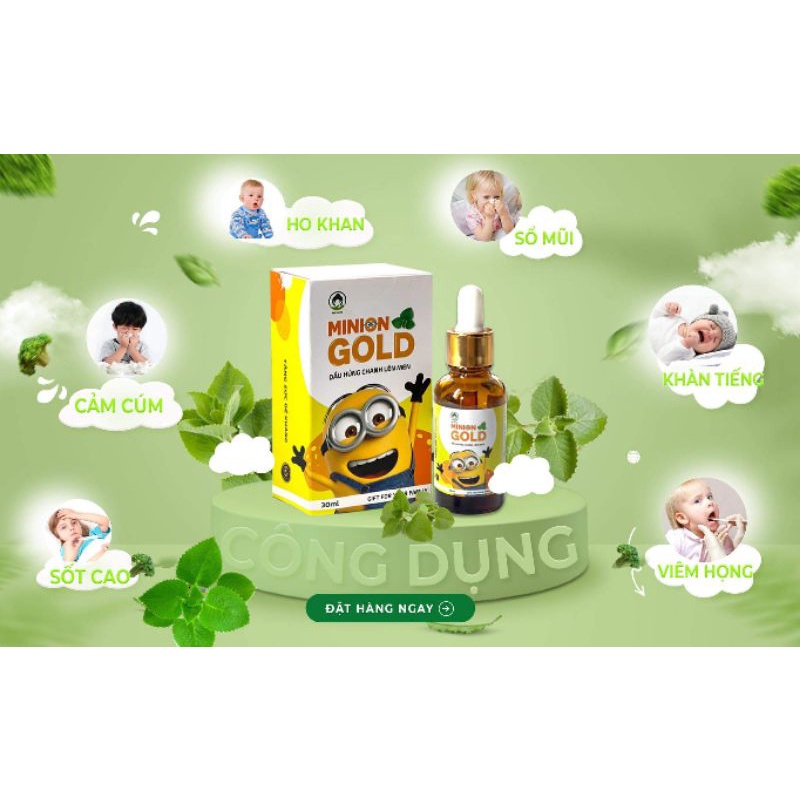 Dầu húng chanh Minion (Mẫu mới)