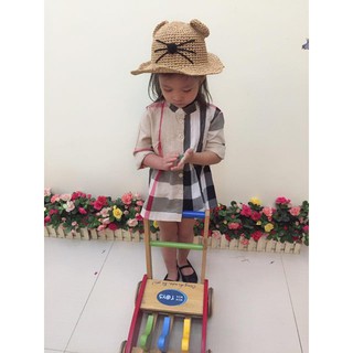 Áo sơ mi BBR bé gái hàng qccc