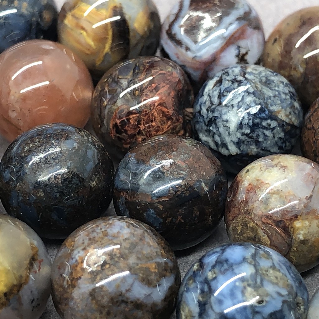 Tràng hạt bằng đá tự nhiên 100% có kích thước 6-12mm DIY