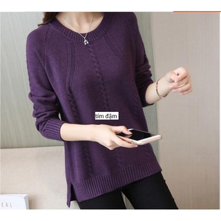 Áo len dài tay, vân thừng (ảnh thật ở cuối)
