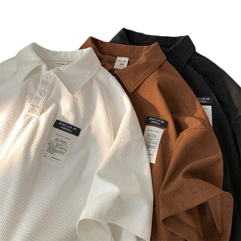 Áo Thun polo Ngắn Tay oversize Thời Trang Dành Cho Nam