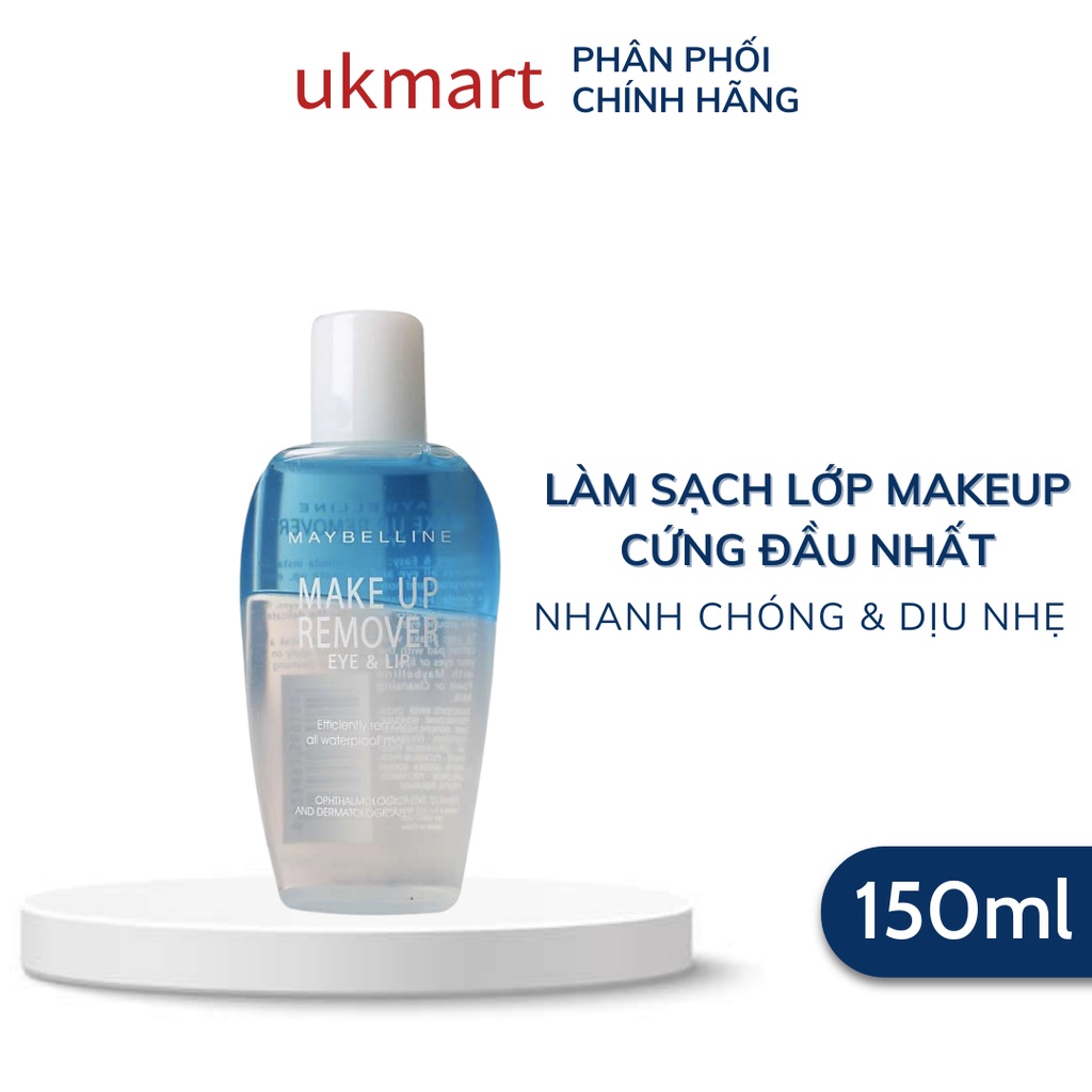 Tẩy Trang Mắt Môi Chuyên Dụng Maybelline New York Eye &amp; Lip Makeup Remover