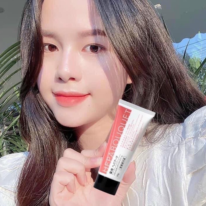 Kem dưỡng da HepaBouquet giúp dưỡng trắng mờ nám Nhật Bản - Tuýp 50g