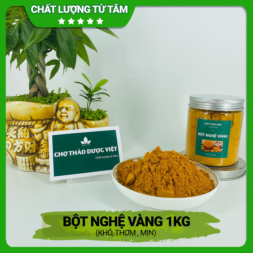 [Gía Sỉ] 1kg Bột Nghệ Vàng (Khô, Thơm, Mịn)