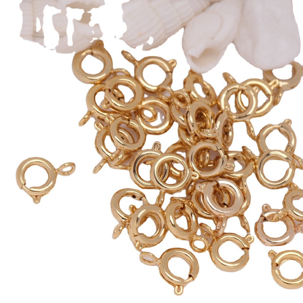 Khóa Đồng 14K Màu Vàng Đồng Cao Cấp Chuyên Dụng Làm Đồ Trang Sức