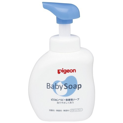 Sữa tắm gội Pigeon Baby Soap nội địa Nhật 500ml