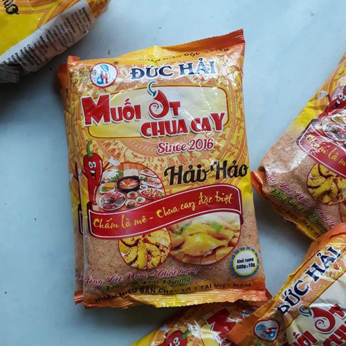 [Ảnh Thật+Video][Loại 1] Muối Ớt Chua Cay Đức Hải Gói 500g Chấm Thịt Gà, Hoa Quả Ngon Tuyệt