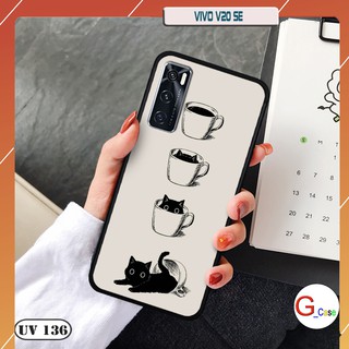 Ốp lưng Vivo V20 SE nhám viền dẻo