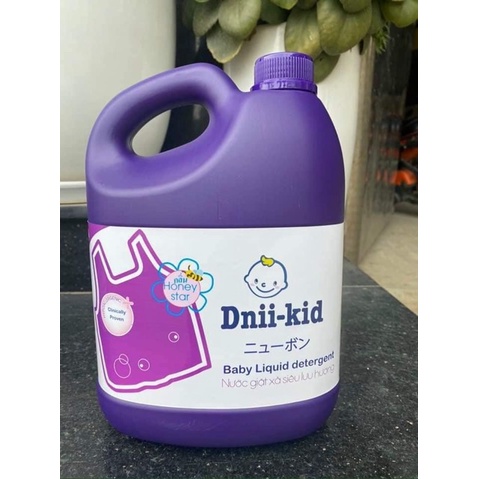 Nước giặt dnee chính hãng cho bé can 3600ml (KHOSKHOSI)